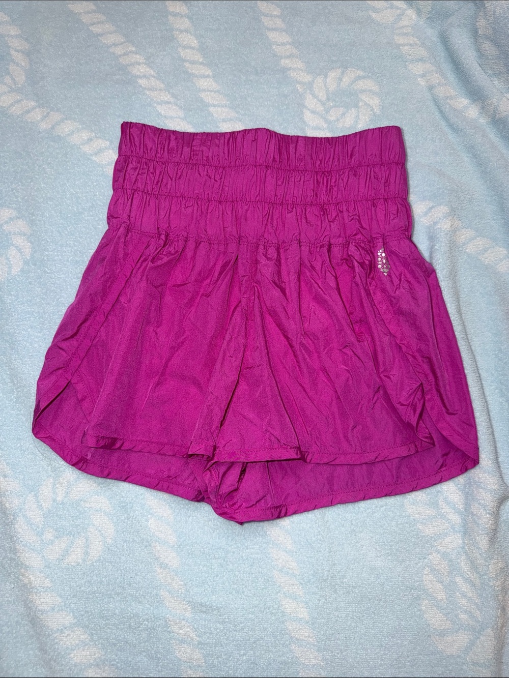FP Movement Free People The Way Home Run Shorts High Rise Magenta Purple - XS